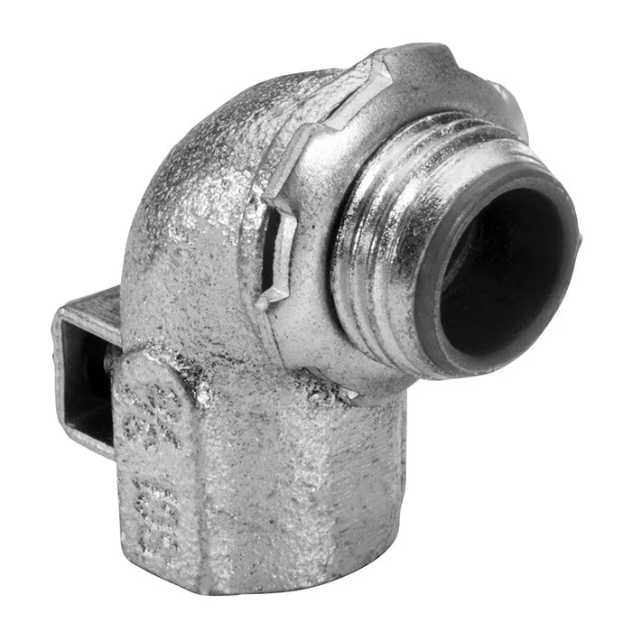 Garvin Industries 493TBS, 1 Inch, 90 Degree Top Bite Saddle Connector, Insulated Throat, Male Hub Threads NPSM, Malle...