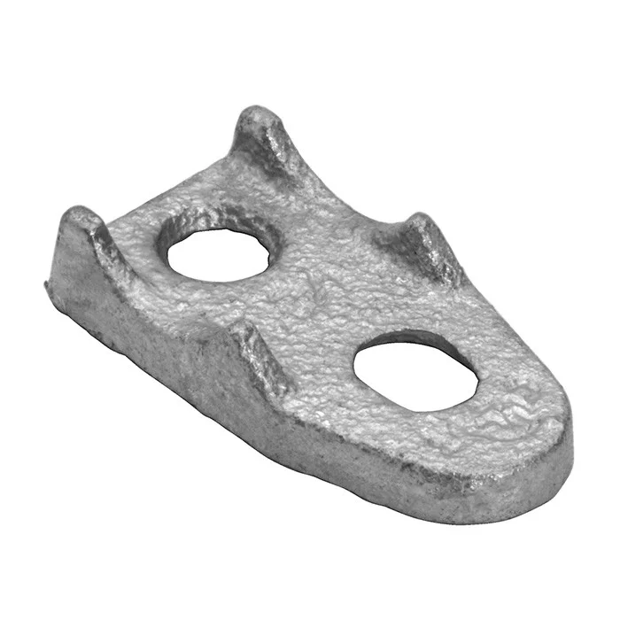 Garvin Industries 4" EMT/RGD Clamp Back, Hot Dip Galvanized