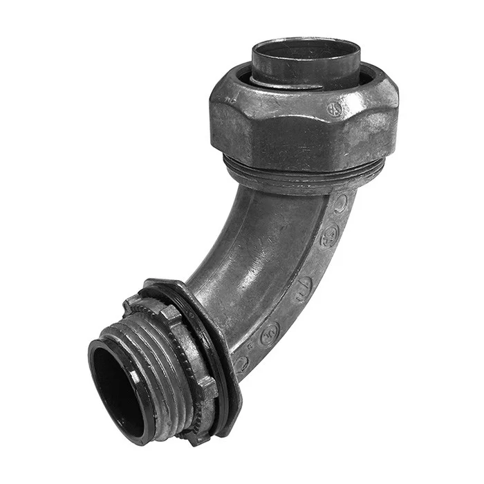 Garvin Industries 4" Liquid-Tight Box Connector, Straight, Insulated, Zinc Die Cast