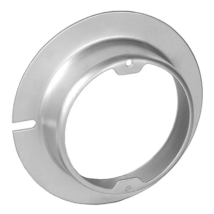 Garvin Industries 4" Round Fixture Ring, Raised 1-1/4", Painted Red, Galvanized Steel