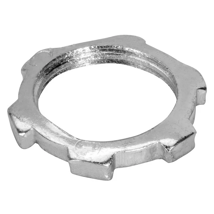 Garvin Industries 4" UL Locknut, Steel, Zinc Plated