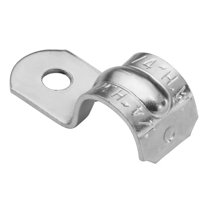 Garvin Industries 520A, 5" Rigid 1-Hole Strap, Zinc-Plated Steel