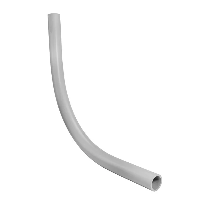 Garvin Industries 6 Inch x 90 Degree x 36 Inch Radius PVC Elbow, Schedule 80, Plain End
