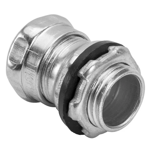 Garvin Industries 3" Raintight Steel Compression Connector, Steel Locknut & Gasket