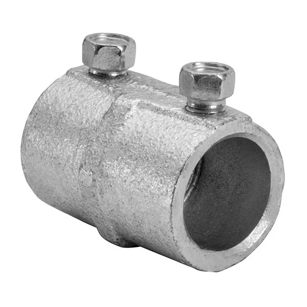 Garvin Industries 1" Rigid Set Screw Coupling, Malleable Iron, Threadless, Stainless Steel