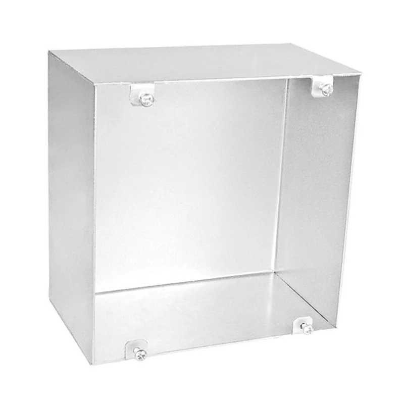 Garvin Industries 6" Square Box, 3-1/2" Deep, Welded, No Knockouts