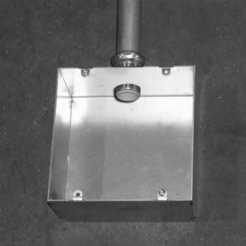 Garvin Industries 6" Square Box, 3-1/2" Deep, Welded, No Knockouts - view 2