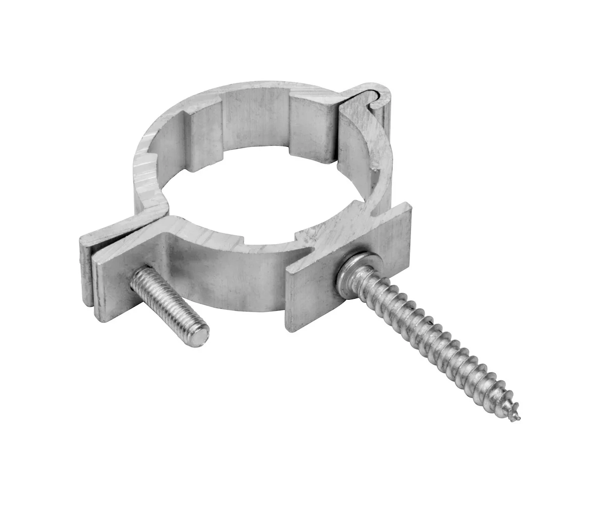 Garvin Industries Aluminum Lag Screw Type Conduit Support, 2" Conduit Size, Includes Lag Screw