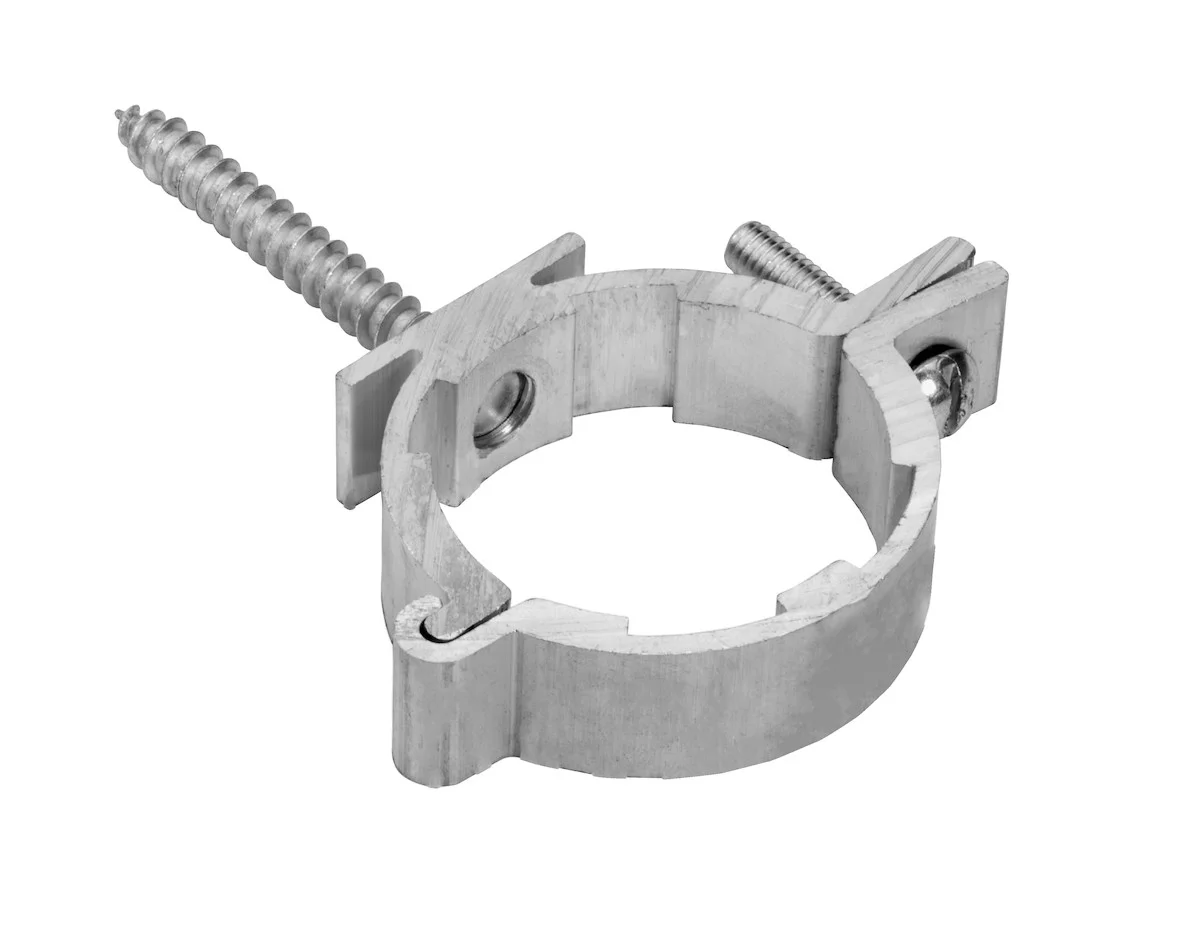 Garvin Industries Aluminum Lag Screw Type Conduit Support, 2" Conduit Size, Includes Lag Screw - view 2