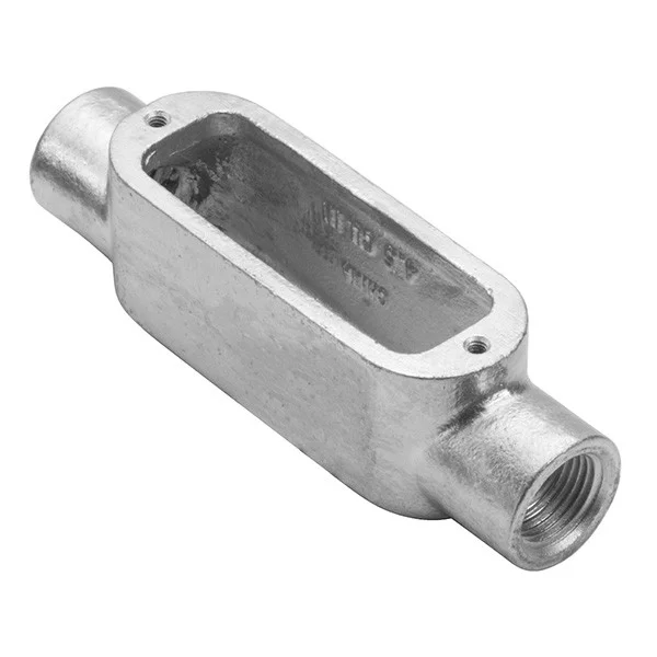Garvin Industries, 1" Rigid Conduit 3-Way Malleable Iron C-Type Conduit Body
