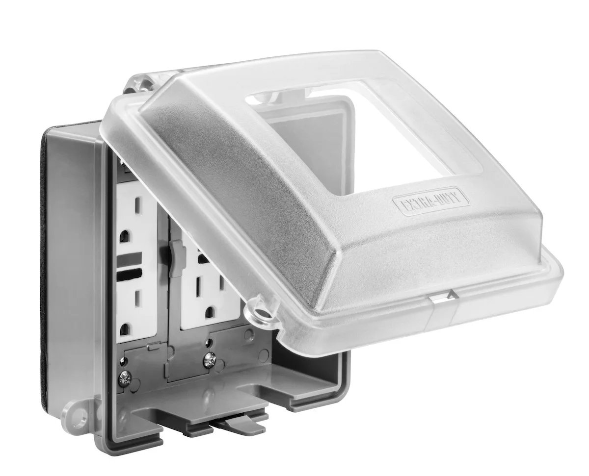 Garvin Industries Double Gang In-Use Cover, 73-in-1 Extra Duty, 6" x 6" x 3.10", WCIU2SD