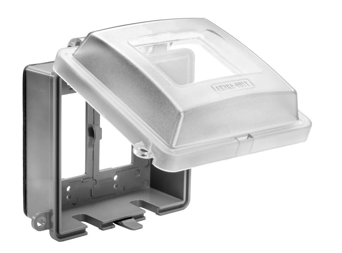 Garvin Industries Double Gang In-Use Cover, 73-in-1 Extra Duty, 6" x 6" x 3.10", WCIU2SD - view 2