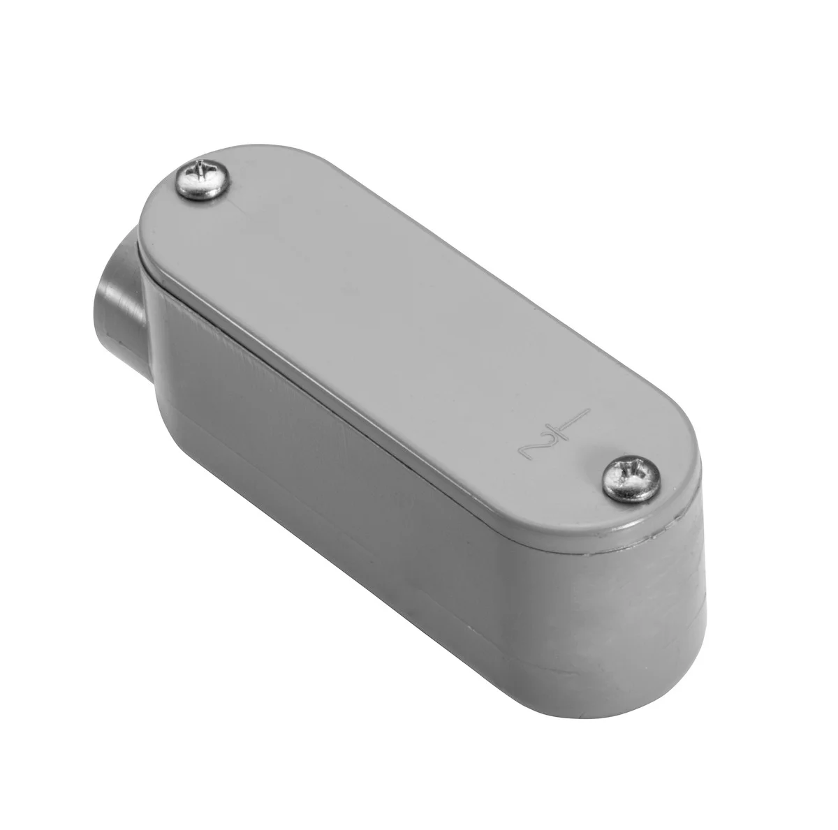 Garvin Industries E Type Conduit Body, 1-1/4", PVC, Removable Cover, One Hub