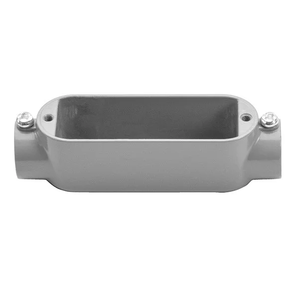 Garvin Industries EC5, 1-1/2" EMT Set Screw C Type Conduit Body, Copper-Free Aluminum, Steel Screws, Powder Coat Finish