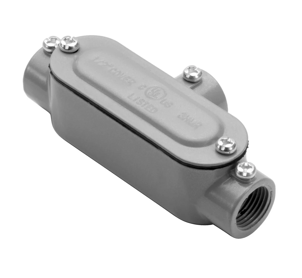 Garvin Industries EMT and Rigid Combination Conduit Body, T Type, 1-1/2", With Cover and Gasket - view 2