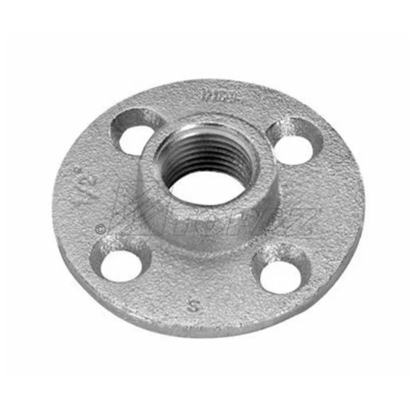 Garvin Industries 295TZ, 1-1/2" Flange Plate, Supports 1/2"-2" Threaded Pipes