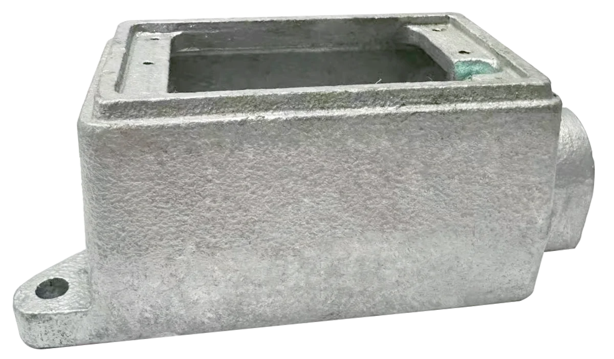 Garvin Industries FS2MHDG, FS Type Single Gang Box, 3/4" Hub, Heavy Duty, Hot Dip Galvanized - view 3