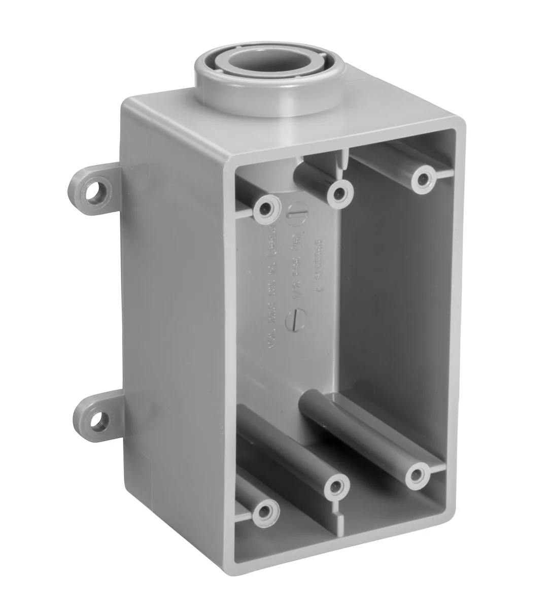 Garvin Industries FSE Type Box, Single Gang, 3/4" Conduit Entrance, PVC