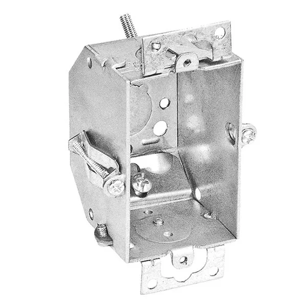 Garvin Industries G601BVROW, 2-1/4 in. Deep Beveled Corner Switch Box, Nonmetallic Shreaded Cable Clamps, Old Work Cl...