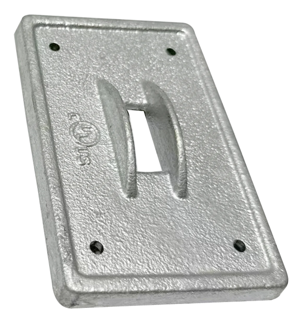 Garvin Industries Guarded Square Switch Cover, Malleable Iron, Hot Dip Galvanized - view 2