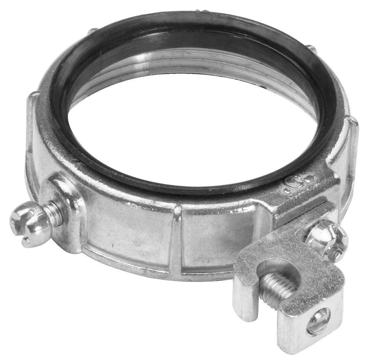 Garvin Industries 4" Insulated Metallic Grounding Bushing with Aluminum Lay-In Lug, Zinc Die Cast, 6...