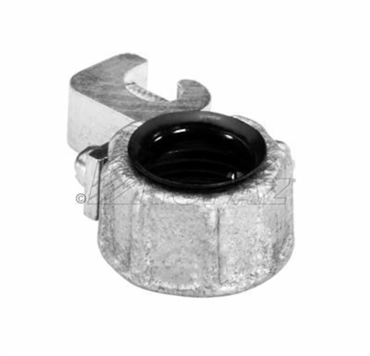 Garvin Industries 339MHDG, 3-1/2" Insulated Metallic Grounding Bushing, Hot Dip Galvanized, Malleable Iron, Aluminum ...