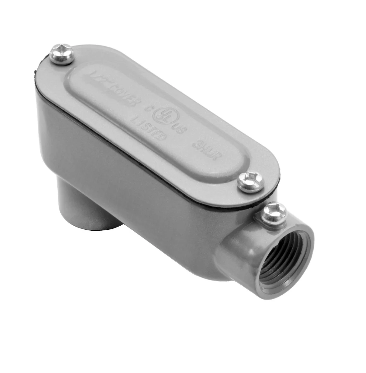 Garvin Industries LB4SSCG, 1-1/4" EMT and Rigid Combination Conduit Body, LB Type, with Cover and Gasket, Copper-Free...