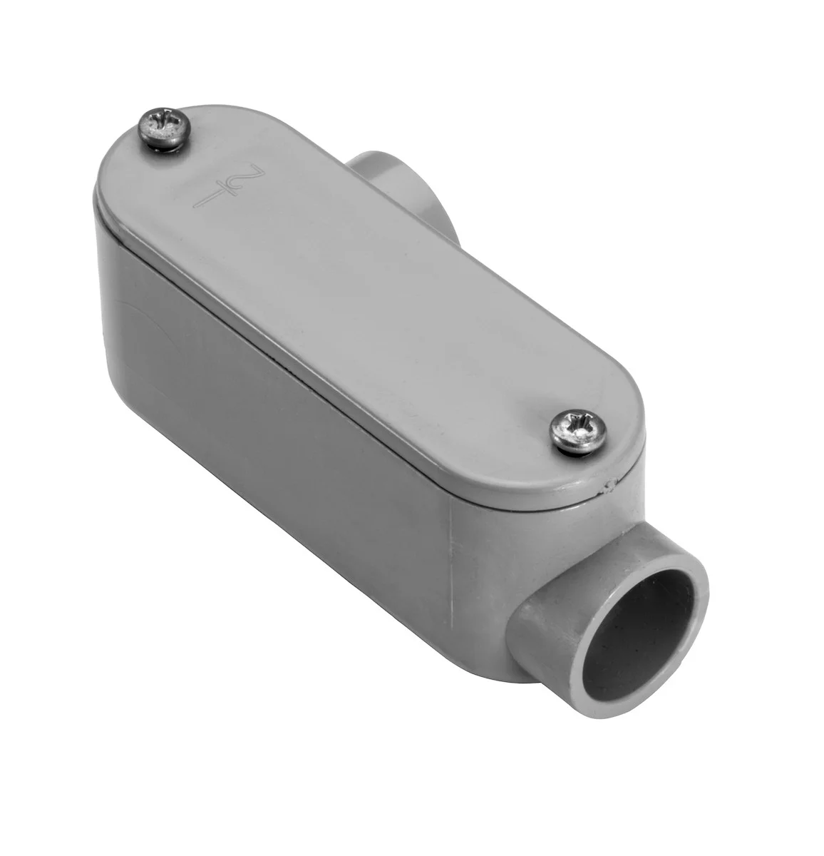 Garvin Industries LL Type Conduit Body, 1-1/2", PVC, Removable Cover
