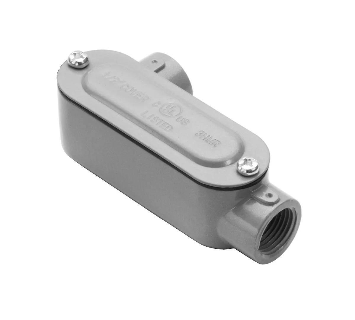 Garvin Industries LL10CG, 4" Rigid Conduit Body, Threaded LL Type, with Cover and Gasket - view 2