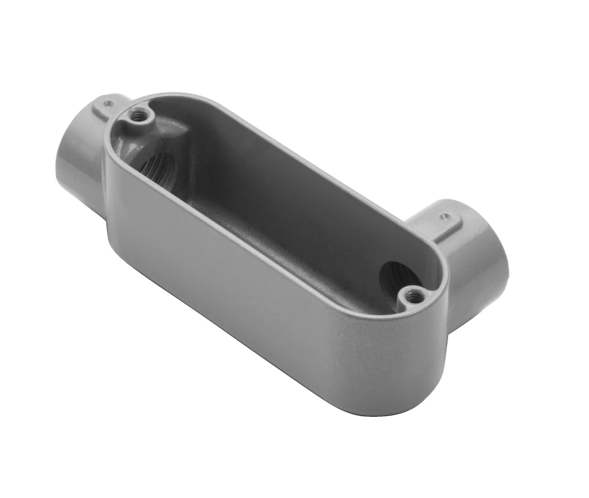 Garvin Industries LR10, 4" Threaded LR Type Rigid Conduit Body, Copper-Free Aluminum, Powder Coat Finish - view 2