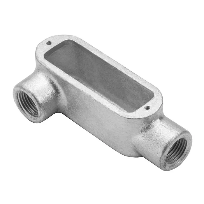 Garvin Industries 3" Rigid Conduit LR Conduit Body, Male Threaded, NPT Tapered Hubs, Concrete Rated