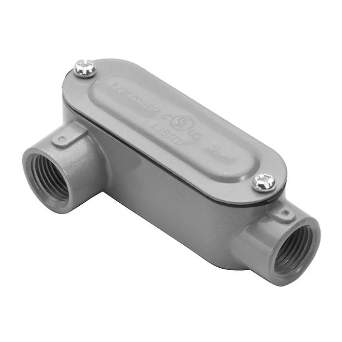 Garvin Industries LR8CG, 3" Threaded LR Conduit Body, Cover and Gasket, NPT Tapered Hubs, Concrete and Wet Location R...