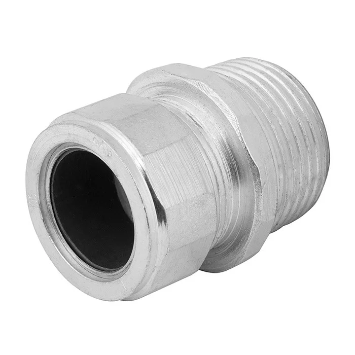 Garvin Industries MCG-125C850, 1-1/4" Steel Cord Grip, 0.75-0.85" Cable Range, Zinc Plated, Neoprene Gasket