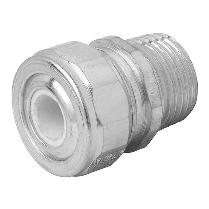 Garvin Industries MCG-150D1375, 1-1/2" Strain Relief Connector, 1.25-1.375" Cable Range, Steel Zinc Plated, Neoprene ...