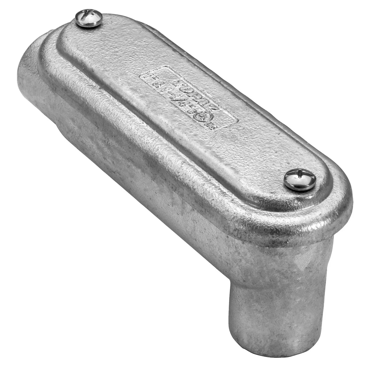 Garvin Industries MLB10CGHDG, 4" LB Type Mogul Conduit Body with Cover and Gasket, Hot Dip Galvanized, Malleable Iron...