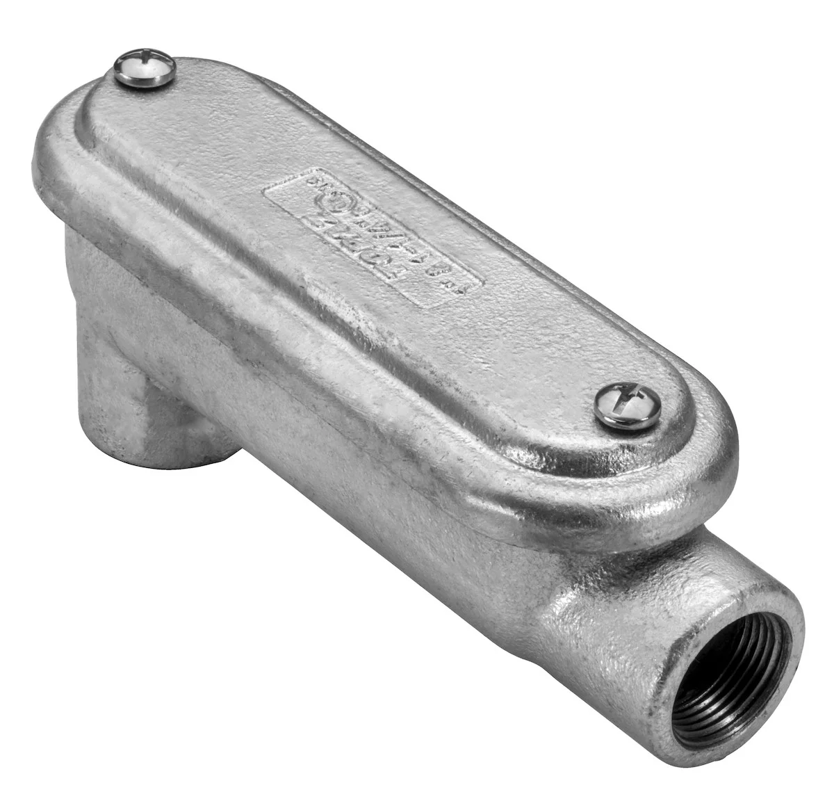 Garvin Industries MLB5CGHDG, 1-1/2" LB Type Mogul Conduit Body with Cover and Gasket, Hot Dip Galvan...