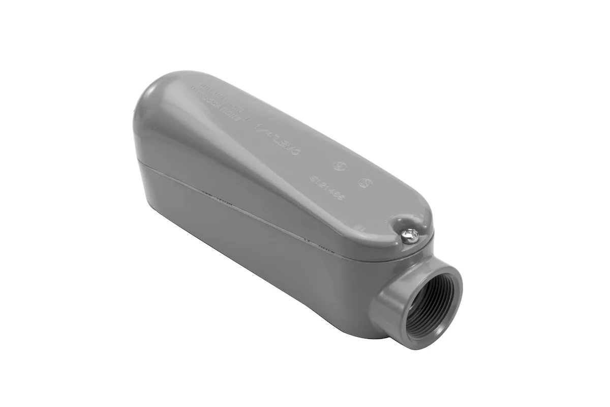 Garvin Industries MLBCG4 Mogul Conduit Body, LB Type, Aluminum, 1-1/4" Hub, With Cover and Gasket - view 2