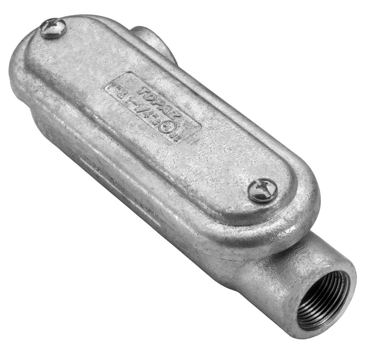 Garvin Industries MLL3CGHDG, 1" LL Type Mogul Conduit Body, Hot Dip Galvanized, Malleable Iron, with Cover and Gasket