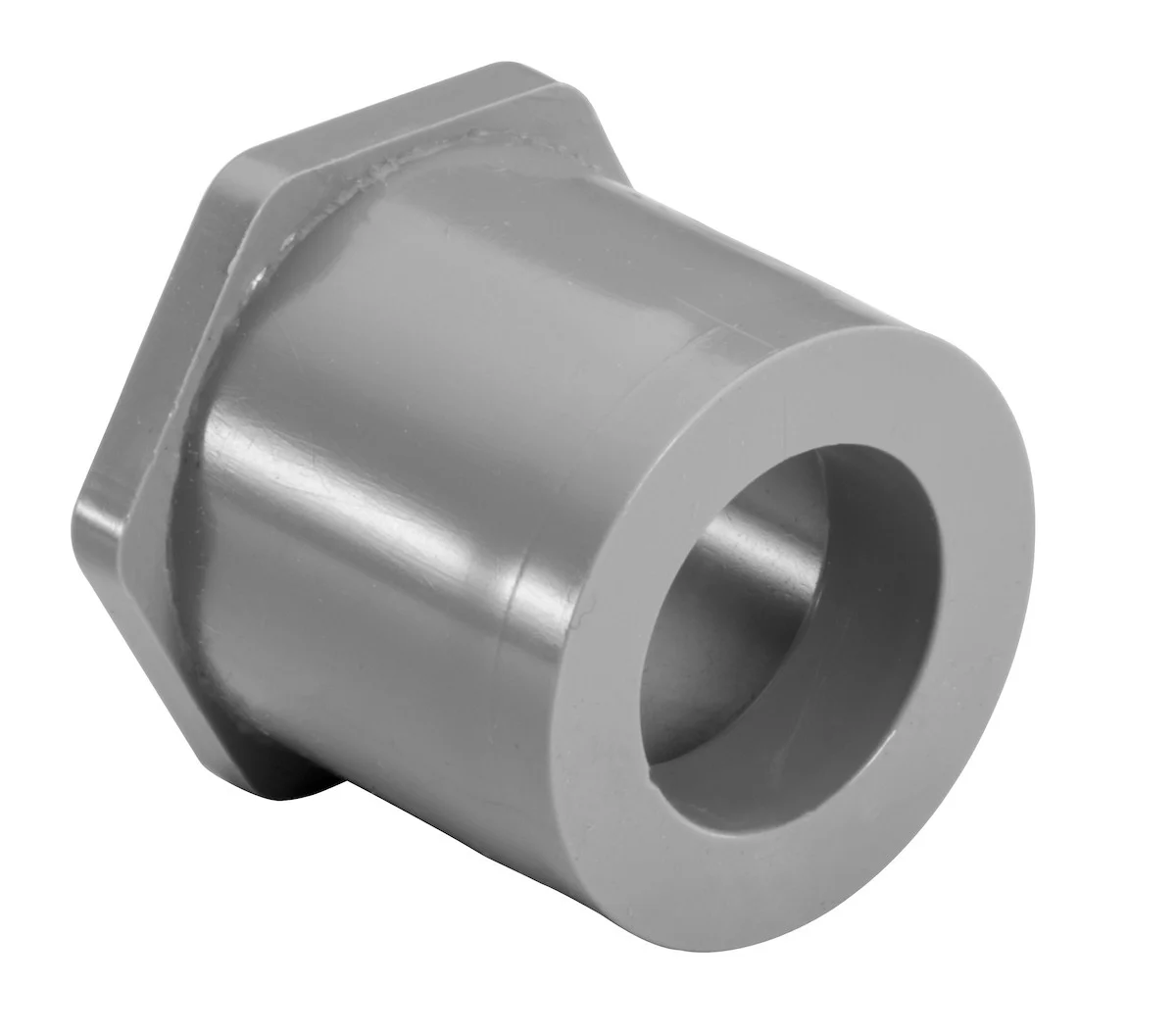 Garvin Industries PVC Reducer Bushing, 2-1/2" x 2", Flush Style, Underground Rated