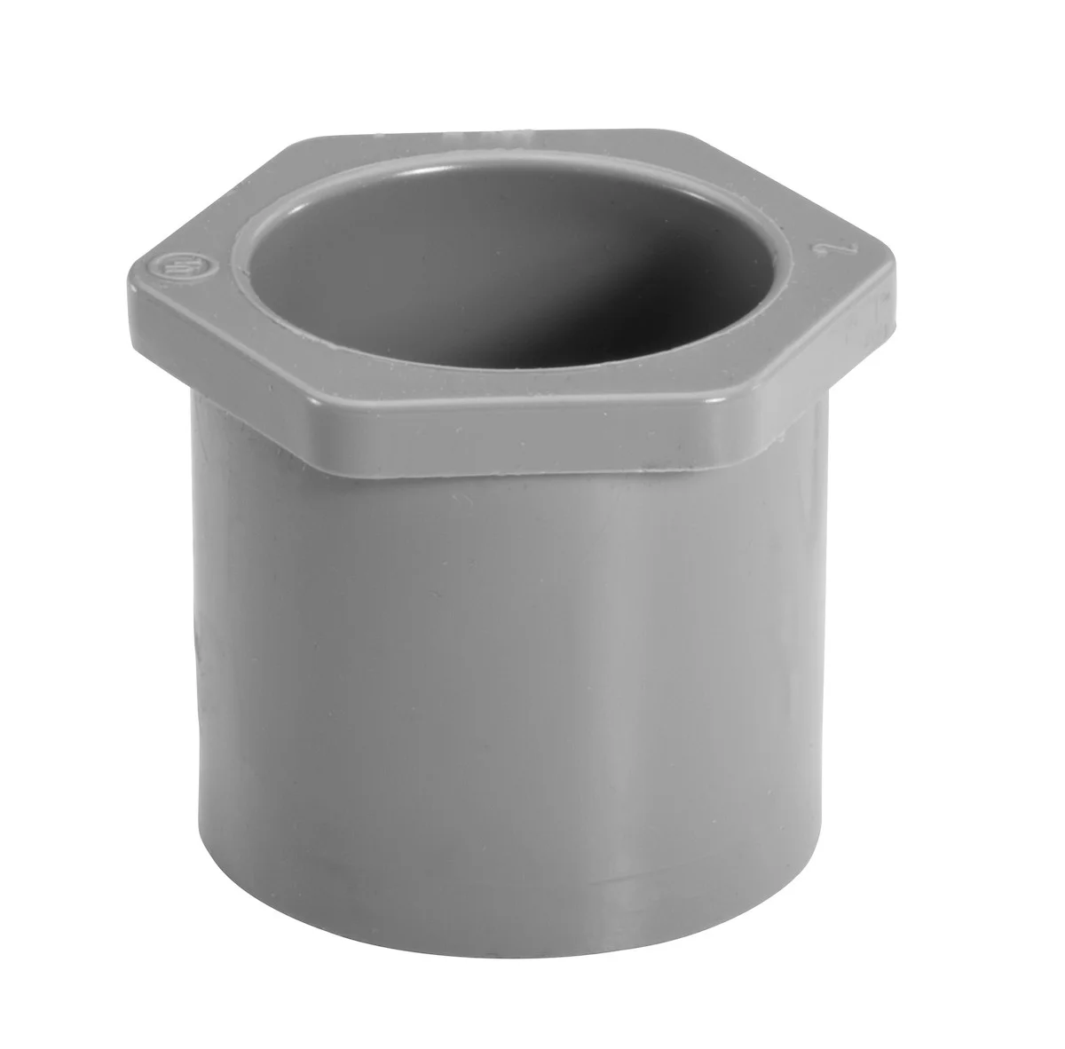 Garvin Industries PVC Reducer Bushing, 2-1/2" x 2", Flush Style, Underground Rated - view 2