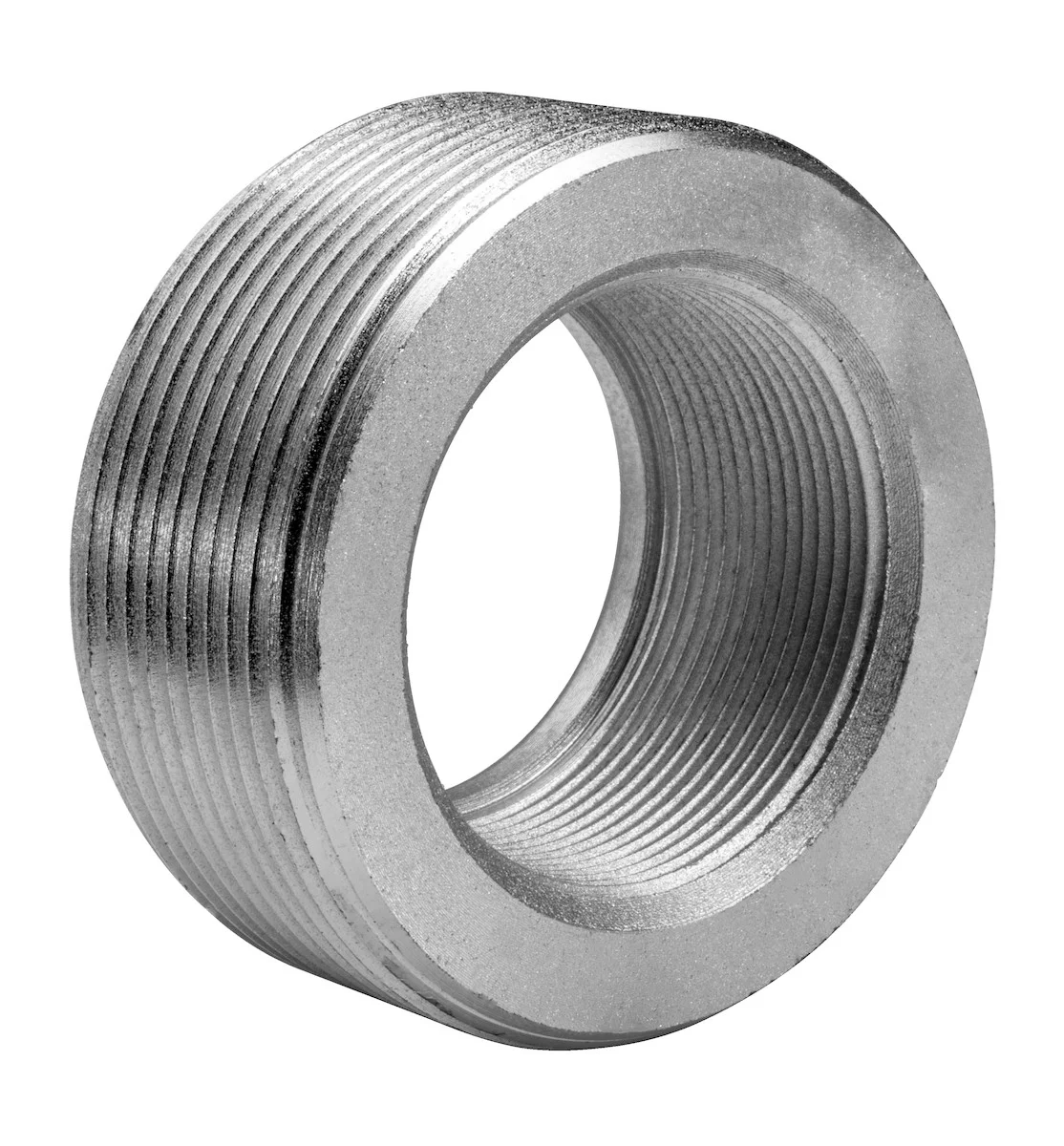 Garvin Industries RB17 Reducing Bushing, 2-1/2" x 1", Malleable Iron, Zinc Plated - view 2