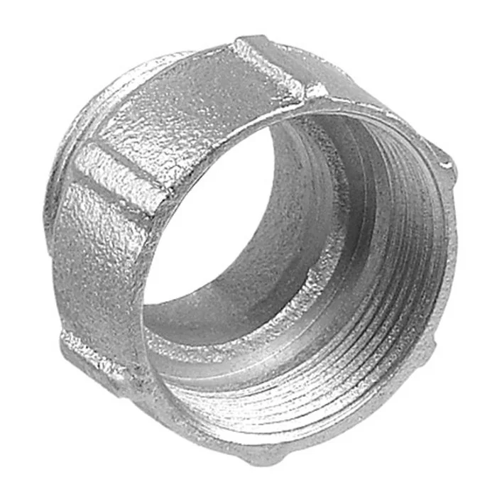 Garvin Industries Male Pipe Enlarger, 1-1/4" Male to 1-1/2" Female, Malleable Iron, Zinc Plated, UL Listed