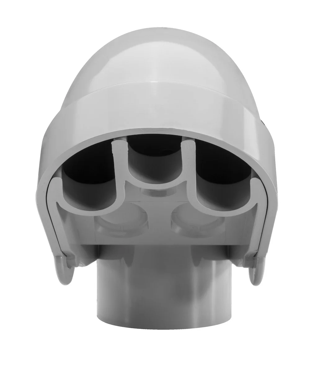 Garvin Industries 1115, 1-1/2" PVC Service Entrance Cap, Weather Resistant - view 2
