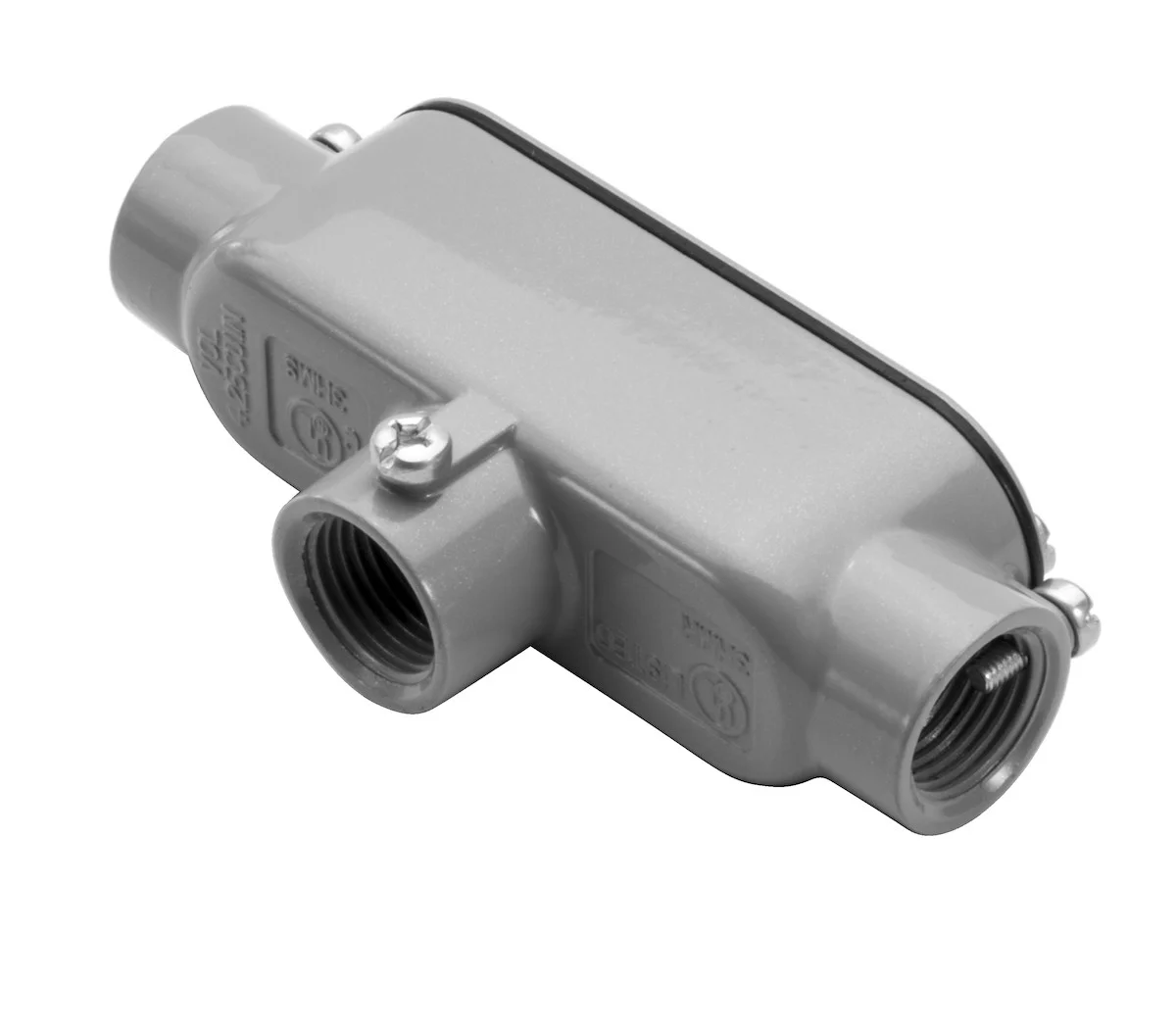 Garvin Industries TB1SSCG, 1/2" EMT and Rigid Combination Conduit Body with Cover and Gasket, Copper...