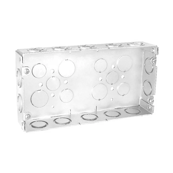 Garvin Industries Three Gang Multi-Gang Box, 1-5/8" Deep, with Conduit Knockouts