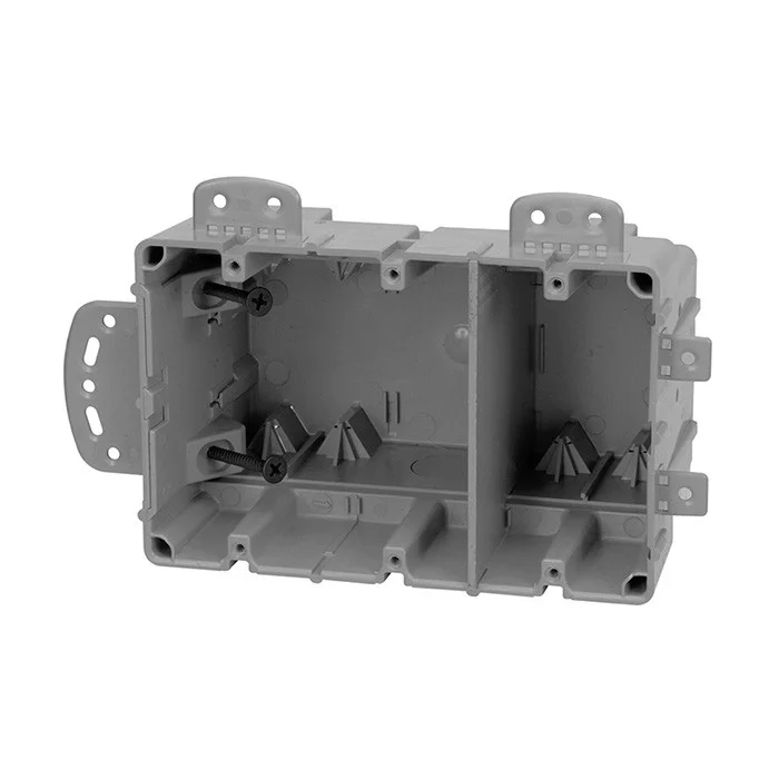 Garvin Industries Three Gang Non-Metallic Multi-Mount Romex Box, 55 Cu. In., MSBMMT3G