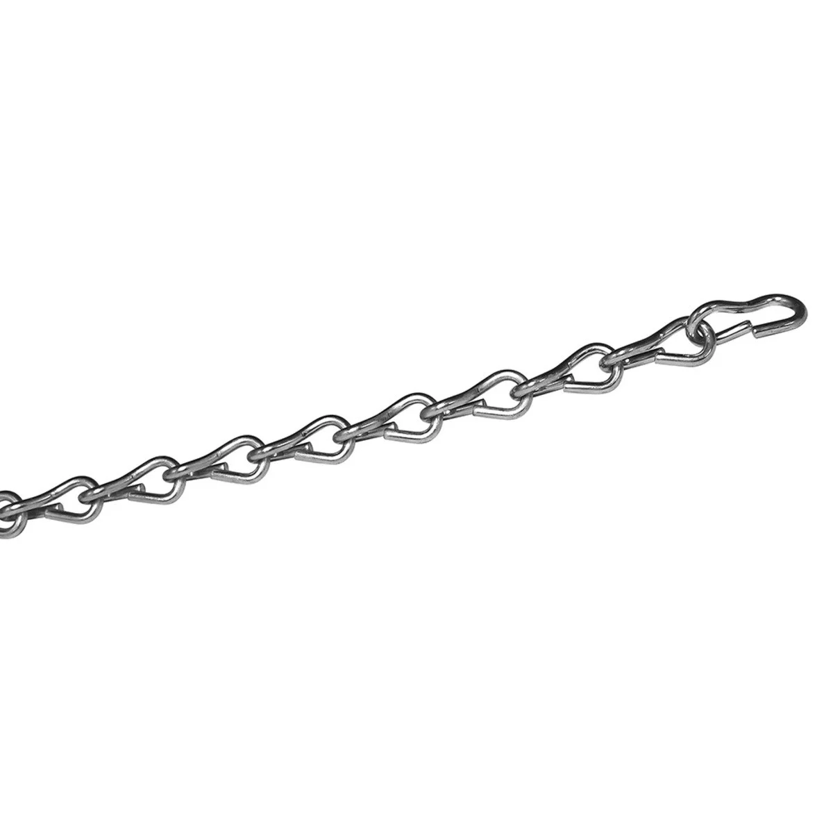 Garvin Industries W-10, 10 Gauge Steel Jack Chain, Zinc Plated, 43 lb Static Load, 100 ft Box