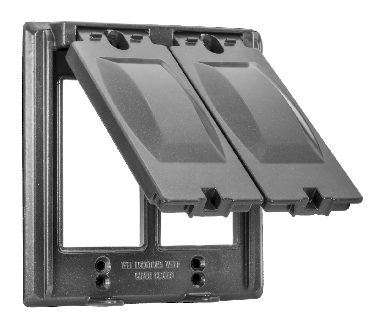 Garvin Industries WC2225B, Double Gang Die-Cast Aluminum Cover, 16-in-1 Vertical Multi-Use, Bronze