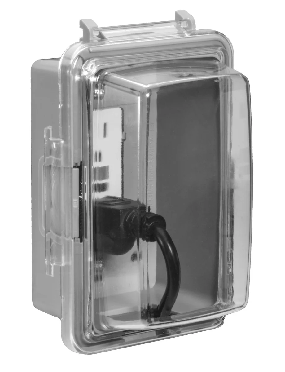Garvin Industries WCIU1D, Single Gang 14-in-1 Extra Duty In-Use Cover, Vertical or Horizontal, Gray ...