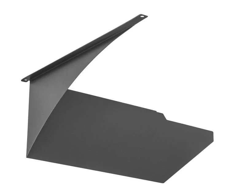 Glare shield | Bronze | Left side mounted | Used on Series 2 area lights | Medium housing - view 2